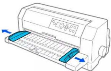 EPSON DLQ-3500IIN - Ilægning af papir i endeløse baner med traktor - 2