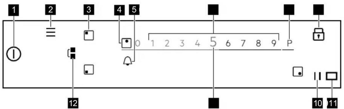 ELECTROLUX EIS6448 - Układ panelu sterowania - 1