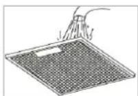 BOMANN DU 7603 G - Reinigen van het aluminium vetfilter - 4