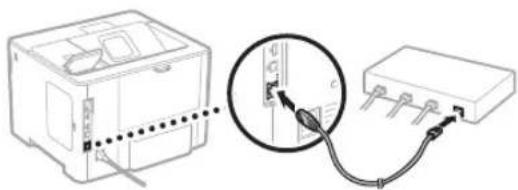 CANON i-SENSYS LBP325x - Verbinding maken via bedraad LAN - 2