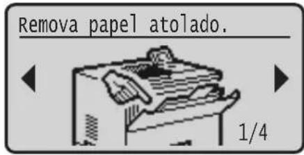 Remova papel atolado. 1/4
