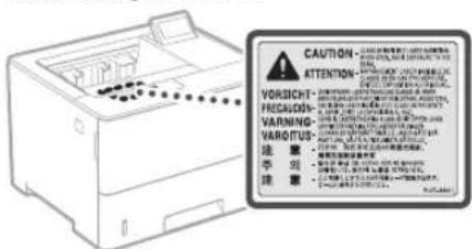 CANON i-SENSYS LBP325x - Lasersäkerhet - 1