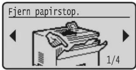 Fjern papirstop. 1/4