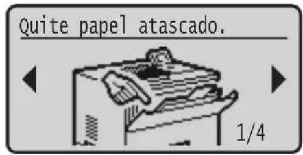 Quite papel atascado. 1/4