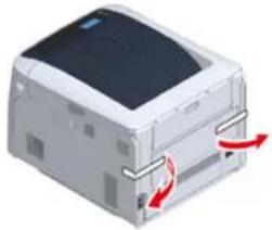OKI C824dn - Installing the Duplex Unit (C824n, C834nw Only) - 3