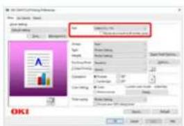 OKI C824dn - Open a file you want to print, and print it in the following procedure - 2