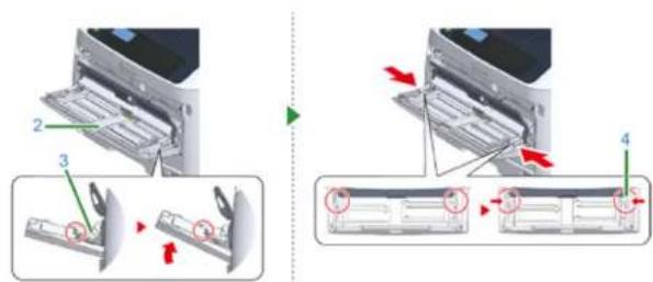 OKI C824dn - Cleaning the Paper Feed Rollers (MP Tray) - 2