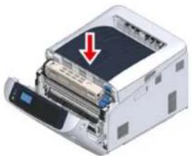 OKI C824dn - Cleaning the Light-shielding Film - 4