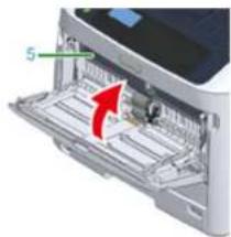 OKI C824dn - Cleaning the Paper Feed Rollers (MP Tray) - 3