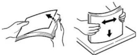 OKI C824dn - Fan a stack of paper well, and then align the edges of the paper. - 1