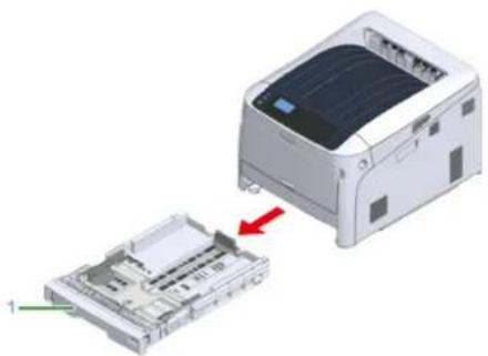 OKI C824dn - Loading Paper - 1