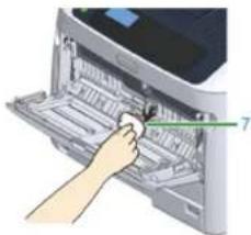 OKI C824dn - Cleaning the Paper Feed Rollers (MP Tray) - 7