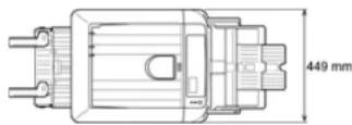 OKI C824dn - Printer Dimensions - 1