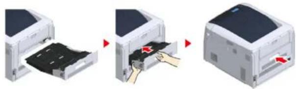 OKI C824dn - Installing the Duplex Unit (C824n, C834nw Only) - 5