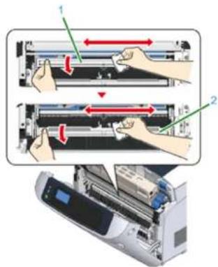OKI C824dn - Cleaning the Resist Roller - 1