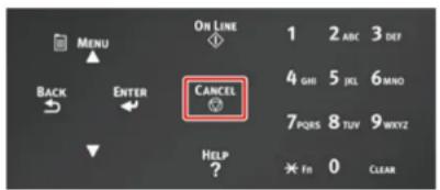 OKI C824dn - Canceling Printing - 1