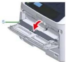 OKI C824dn - Cleaning the Paper Feed Rollers (MP Tray) - 9