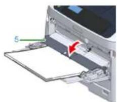 OKI C824dn - Close the paper set cover (5). - 1