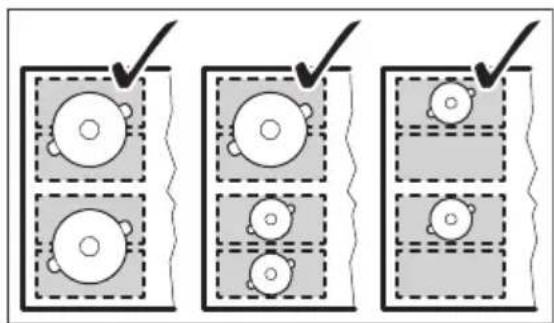 SMEG SI1F7845B - Flexi4Zone standard mode - 2