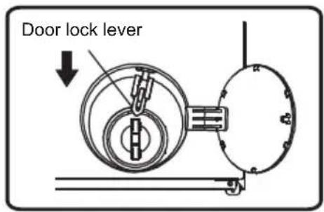 Door lock lever
