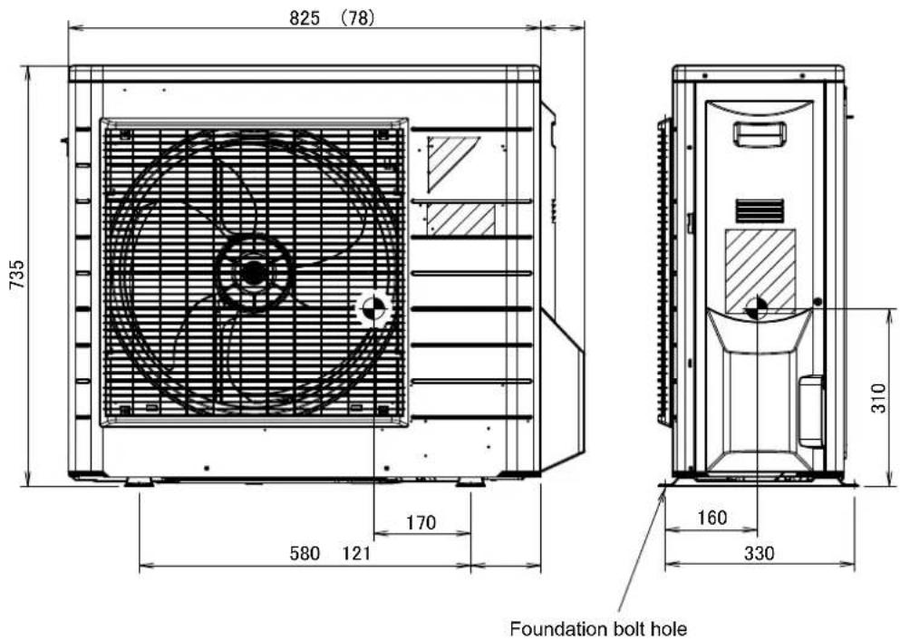 DAIKIN FTXM60M - - 1 Centre of Gravity - 1