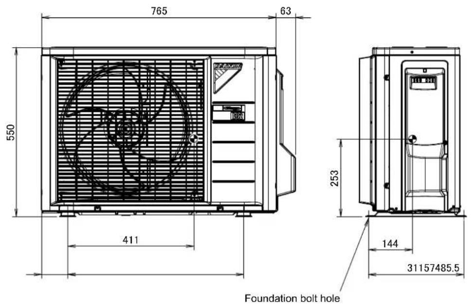 DAIKIN FTXM60M - - 1 Centre of Gravity - 1