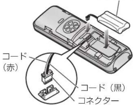コード (赤) コード (黒) コネクター