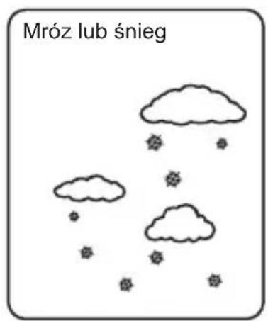Mróz lub śnieg