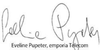 belie Pupeter Eveline Pupeter, emporia Telecom