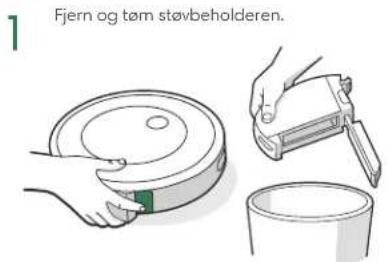 IROBOT Braava Jet m6 - Rengøring af sensorer for fuld støvbeholder - 1