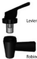 Concept ZH0040 - Il est recommandé de nettoyer le robinet de vidange - 1