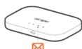 ALCATEL Link Zone MW70 - You've got mail - reading your text messages - 1