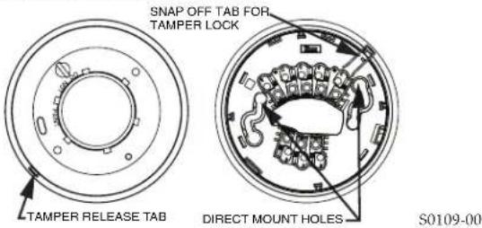 SNAP OFF TAB FOR TAMPER LOCK TAMPER RELEASE TAB DIRECT MOUNT HOLES S0109-00