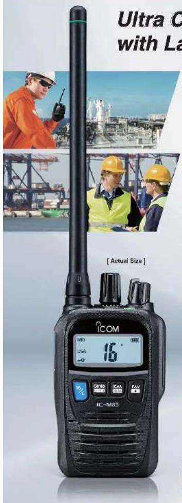 ICOM IC-M85 - VHF MARINE TRANSCEIVER - 2