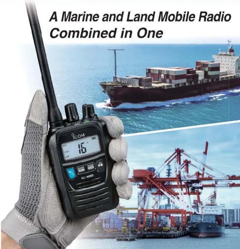 ICOM IC-M85 - VHF MARINE TRANSCEIVER - 1