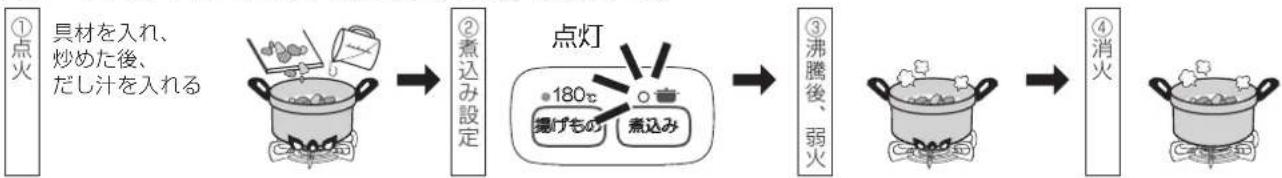Paloma IC-N86BHA-R - ■カレーや肉じゃがなど具材を炒めてから煮込む料理では… - 1