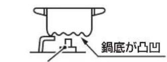 鋼底が凸凹