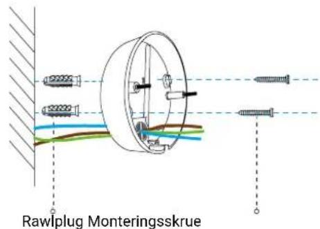 EZVIZ LC1C - Trin 4 Installér monteringsbeslaget - 1