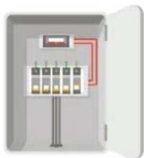 EZVIZ LC1C - Pasul 1 Opriți electricitatea la întrerupătorul care controlează circuitul luminii de securitate. - 1