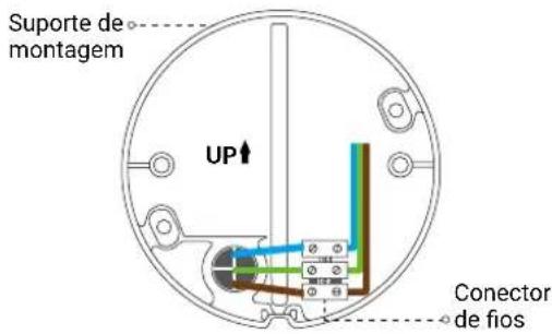 Suporte de montagem UP Conector de fios