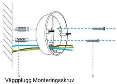 EZVIZ LC1C - Steg 4 Montera monteringsfästet - 1