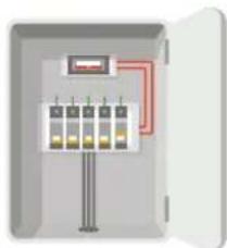 EZVIZ LC1C - Step 1 Shut off the electricity at the breaker that controls security light's circuit. - 1