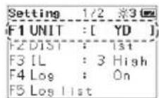 NIKON Forestry Pro II - □ ■ Endring af enhed for afstandsvisning (F1) - 2
