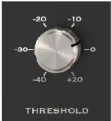 -20 -10 -30- -O -40 +20 THRESHOLD
