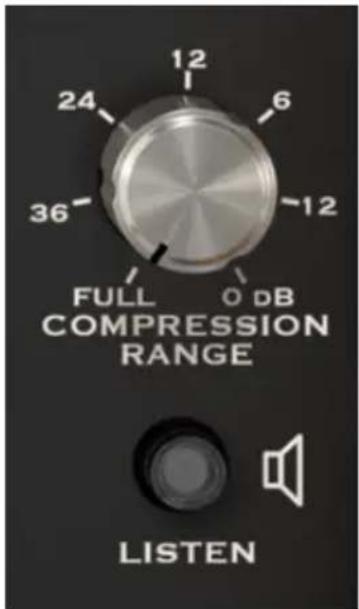 12 24 6 36 -12 FULL O DB COMPRESSION RANGE LISTEN