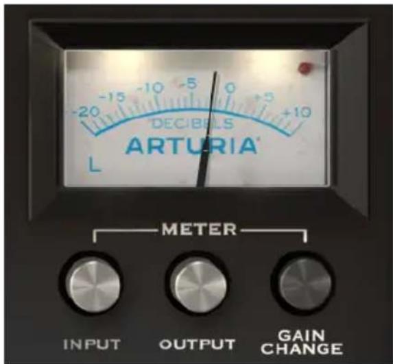 DECIBILS ARTURIA L METER INPUT OUTPUT GAIN CHANGE