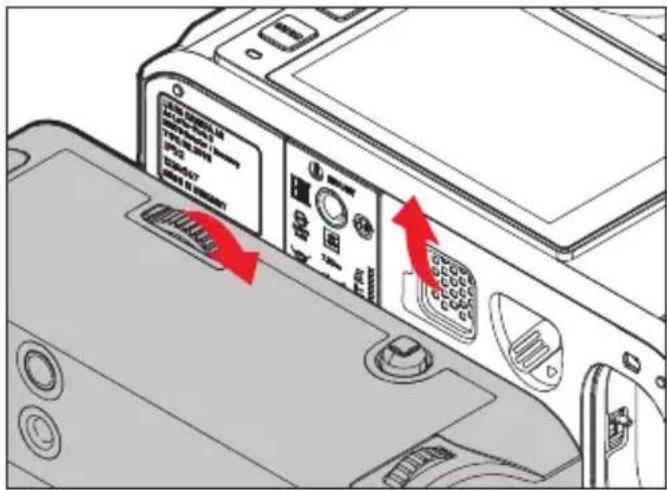 Diagram showing device control panel with red arrows indicating rotation or movement, labeled in English and Chinese.