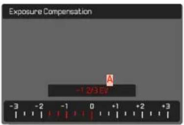 Exposure Compensation -1 2/3.6V A