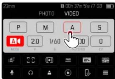 23mm PHOTO VIDEO P M A S A 2.0 1/60 30 0 MOS F & AUTO 40 SV iAF 3 3 AMV MPD OK