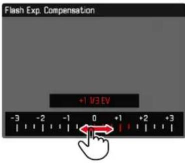 Flash Exp. Compensation +1 1/3 EV -3 -2 -1 0 +1 +2 +3